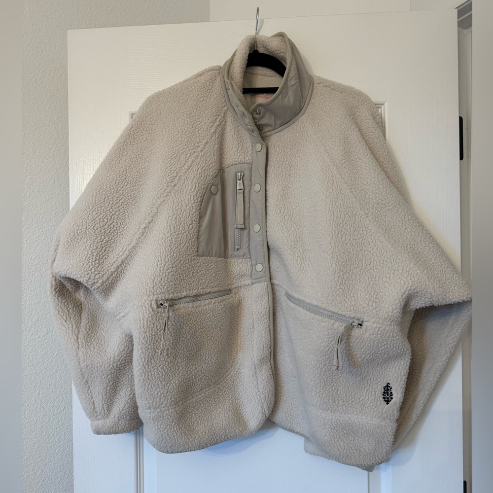 Free People Hit The Slopes Fleece Jacket